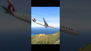 A350 crash into mountain | Engine Failed Aeroplane Crashed GTA 5 #shorts