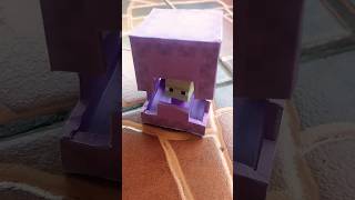 Minecraft Shulker Papercraft (can be opened) #minecraft #papercraft #shorts #youtubeshorts #ytshort