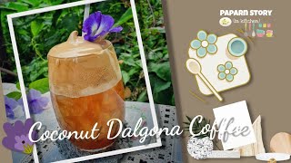 กาแฟโฟมเกาหลีน้ำมะพร้าว| Coco Dalgona #Dolgona