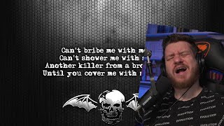 Реакция на Avenged Sevenfold - Natural Born Killer [Lyrics on screen] [Full HD]