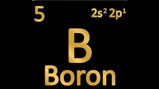 Chemical Element Series: Boron