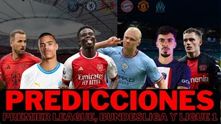 MI PREDICCIÓN de la PREMIER LEAGUE, BUNDESLIGA y LIGUE 1 2024-2025 |¿ARSENAL o CITY? ¿BAYERN? ¿PSG?