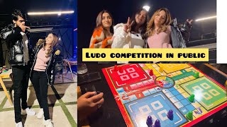 Hamny khyli public mea ludo | ludo in public | outing | weekend outing