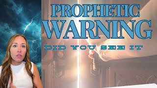 Prophetic Warning | Did You See It | The Replacement Has Begun | Storm Almost Here