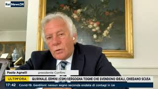 Paolo Agnelli a Rainews24 - puntata del 18 giugno 2020