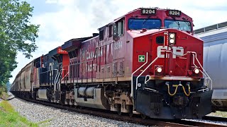 5 Trains in 1 Hour on the CSX S&NA North Sub in Hartselle, AL - 08-22-24