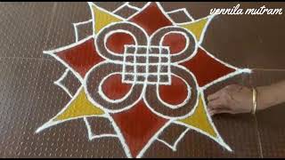 Simple padi kolam || friday kolam