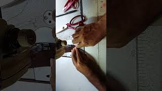 how to sew a Muslim dress collar. #shorts