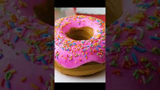 Muhteşem Çilekli Donutlar | Easy Donut Cake #shorts