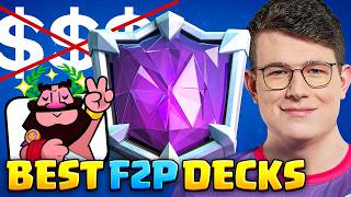 TOP 5 F2P BEST DECKS to EASILY GET ULTIMATE CHAMPION in Clash Royale! 🏆