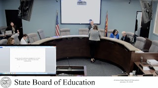 AZ State Board of Education - January 29, 2018