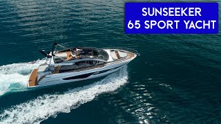 $3.9M - 2023 Sunseeker 65 Sport Luxury Yacht Walkthrough