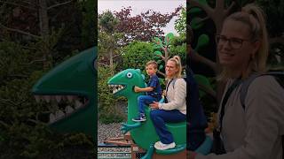 Peppa pig world dino ride at Paultons Theme Park #fun #themepark #playtime