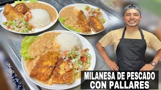 MILANESA PERFECTA DE PESCADO CRUJIENTE CON PALLARES | Comida peruana