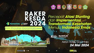 Pembukaan Rakerkesda Tingkat Provinsi Gorontalo Tahun 2024