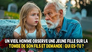 Un Vieil Homme Observe Une Jeune Fille Sur La Tombe De Son Fils Et Demande : Qui Es-Tu ?