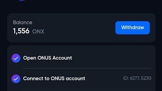 How to withdraw your onus airdrop coin to your wallet successfully