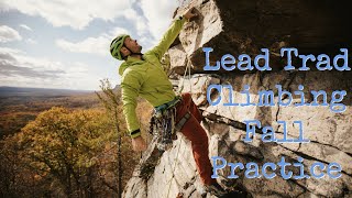 Trad Climbing Fall Practice