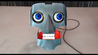 Robot eyes and face mechanism || from PVC pipe ||