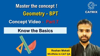 Basic Proportionality Theorem - Geometry  : Essential Principles - Part 7 with Roshan Sir | CATRIX