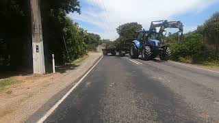 Tractor pulls out in front or motorcyclist. Dec 5th 2022 13:25hrs