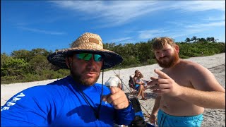 SANIBEL LIGHTHOUSE Beach Fishing w/ the Fam