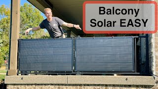 Balcony or Deck Solar With Allpowers SF200 Flexible 200W Solar Panels?