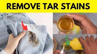 Don't Let Tar Stains Ruin Your Clothes Simple Technique to Remove Them at Homestain cloth