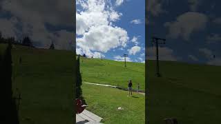 Sommer -Rodelbahn Rischli/Brunnenboden in Sörenberg Switzerland #shorts