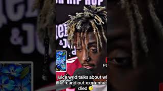 Juice WRLD talks about where he was when XXXTENTACION PASSED AWAY  #juicewrld #xxxtentacion #rap