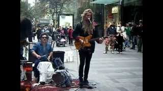 Set Sail perform in Pitt Street