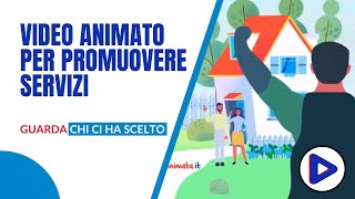 Società di servizi in ambito creditizio Creditline - Cartone Animato Business