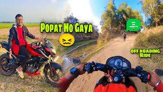 Off roading ride karne ke liye aake forest per Popat ho gaya 😖 || Full story explained 😭 #uk07rider