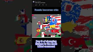 Day 5 of changing Europe the the most liked comment