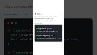 Learn to disable font scaling in react native and Expo apps.