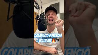 🏁🔥DATOS 📊; NO OPINIONES: COLAPINTO MEJORÓ A WILLIAMS