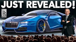 Rolls Royce CEO Reveals New Supercar & STUNS The Entire World