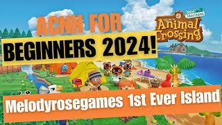 ACNH Melodyrosegames Island Quick Tour of Starting out - Beginner. You need a live tour sign up now!