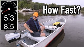 Electric Outboard Motor Top Speed Test! ePropulsion -v- Newport -v- Minn Kota