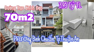 Bán Nhà Thuận An (2333) Đường Trục Chính, 70m2, sân Thượng, Khu Này Đẹp