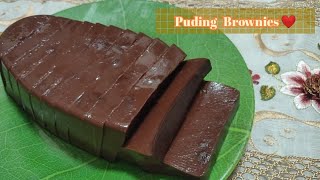 Puding Coklat Roti Tawar Bahan Simple | Puding Brownies