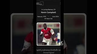 We have dedicated this memorial to Kevin Campbell.  #arsenal #premierleague