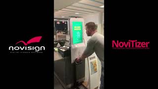 Hand Sanitizer Digital Kiosks - The NoviTizer