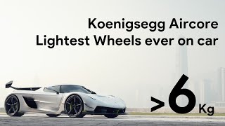 How Koenigsegg makes lightest Wheels for less inertia & great performance