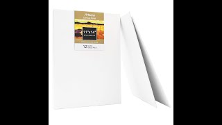 Artecho Canvas Panel 12 Set Value Pack White - 11" x 14"