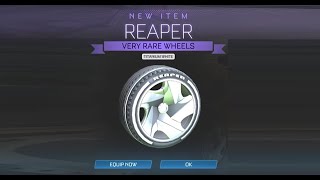 TITANIUM WHITE REAPER Wheels In ITEM SHOP! Rocket League