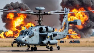 1 minute ago! 7 of Putin's proud Russian Ka-52 combat helicopters were hit by Ukrainian missiles