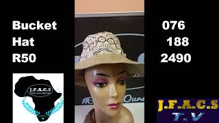 @JFACSPTYLTD Shweshwe African Traditional bucket hat 2024