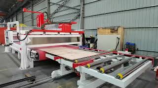 Hualong  granite 5 Axis Cnc processing line quartz slab kitchen countertop Marble Cutting Machine