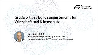 Grußwort von Ernst Stöckl-Pukall vom BMWK